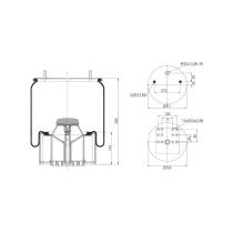 TruckIng 0293290 - Fuelle suspension BPW